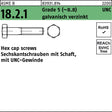 REYHER Sechskantschraube UNC 1/2x2 Grade 5 (~8.8) verzinkt 50 Stück