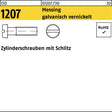 F. REYHER Zylinderschraube ISO 1207 Schlitz M2,5x6 Messing vernickelt 200 Stück