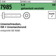F. REYHER Linsenschraube DIN 7985 ISR M3x30 T10 4.8 galvanisch verzinkt 1000 Stück