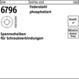 Spannscheiben DIN 6796 5x11x1,2 mm Federstahl verzinkt – 2500 Stück