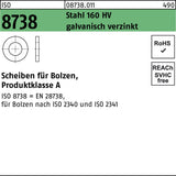 Unterlegscheiben ISO 8738 für Bolzen, Stahl 160 HV, 3 mm, 1000 Stück von F. REYHER