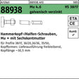 HALFEN Hammerkopfschraube R 88938 Typ 38/17 M10x20 mit Sechskantmutter