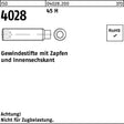 F. REYHER Gewindestift ISO 4028 Zapfen/Innensechskant M3x3 45 H – 1000 Stück