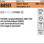 80 mm / Schrauben A 4 / Dübel-Nylon