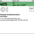F. REYHER Sechskantmutter ISO 4035 Niedrig M3 verzinkt 1000 Stück