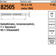 HELLERMANNTYTON Kabelbinder R 82505 innenverzahnt 2,5x100 mm PA 6.6 HS natur 100 Stück