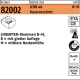 LINDAPTER Klemmen B-K GTW 40, 10 mm, galvanisch verzinkt