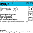 SEKO Spanplattenschrauben 5x50 mm A2 Edelstahl Pozidriv Teilgewinde 200 Stück von REYHER