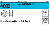 BUFAB Sechskantmutter ISO 4032 M20, Festigkeitsklasse 10