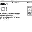 SCHNORR Sperrzahnscheibe R 88120 Form S 4x7x0,5 mm Federstahl beidseitig gezahnt 1000 Stück