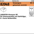 LINDAPTER Klemme R 82048 GTW 40 BR 12/4,0 Temperguss galvanisch verzinkt