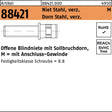 Blindnietschraube R 88421 M4x10/6x11 von GESIPA – 200 Stück, Stahl verzinkt