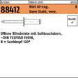 Blindniete R 88412 SEKO 3x6 mm Aluminium/Stahl verzinkt – 500 Stück Senkkopf