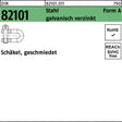 F. REYHER Schäkel DIN 82101 Form A 16 mm Stahl galvanisch verzinkt – 50 Stück
