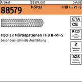 FISCHER Mörtelpatrone FHB II-P-L 8x60 mm – 10 Stück Verbundmörtel