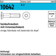 F. REYHER Senkschraube ISO 10642 Innen-6kt M3x35 A2 – 200 Stück