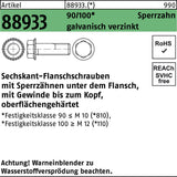 F. REYHER Sechskantflanschschraube R 88933 Sperrzahn M12x20 VG 100 Stück