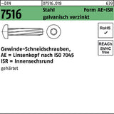 F. REYHER Nchfg. Gewindeschneidschraube DIN 7516 LIKO PH AM 3x6-H Stahl verzinkt 2000 Stück