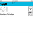 F. REYHER DIN 1440 Scheiben für Bolzen 25x40x4 mm A2 – 50 Stück