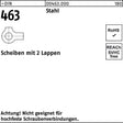 F. REYHER Scheibe DIN 463 mit 2 Lappen 5,3 mm Stahl blank 1000 Stück