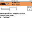 F. REYHER Blindniete R 88407 3x4 mm Kupfer/Bronze 500 Stück