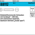 REYHER Schraube R 88112 diebstahlhemmend Seko/Zweiloch M3x6 A2