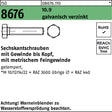 F. REYHER Sechskantschraube ISO 8676 VG M14x1,5x45 10.9 galvanisch verzinkt