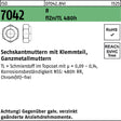 F. REYHER Sechskantmutter ISO 7042 Klemmteil M6 8 zinklamellenbeschichtet 1000 Stück