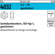 Sechskantmuttern ISO 4032 M6 A2-70 geschmiert von BUFAB – 1000 Stück