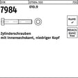 REYHER Zylinderschraube DIN 7984 Innensechskant M4x10 – 10.9 – 500 Stück