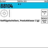 F. REYHER Kotflügelscheibe R 88104 5,3x20x1,5 mm Stahl