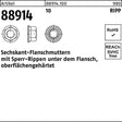 REYHER Sechskantflanschmutter R 88914 Sperr-Ripp M5