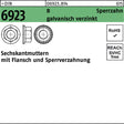 F. REYHER Sechskantmutter DIN 6923 Flansch Sperrverzahnung M4 8 galvanisch verzinkt 1000 Stück