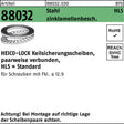 HEICO Keilsicherungsscheiben HLS-3 Stahl zinklamellenbeschichtet