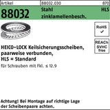 HEICO Keilsicherungsscheiben HLS-3 Stahl zinklamellenbeschichtet