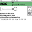 F. REYHER Sechskantschraube ISO 8676 VG M24x2x50 8.8 galvanisch verzinkt