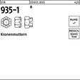 Kronenmutter DIN 935-1 M30 8 von F. REYHER – 10 Stück