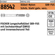 fischer Rahmendübel SXR-FUS 10x60 mit Schraube St verz. – 50 Stück