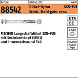 fischer Rahmendübel SXR-FUS 10x60 mit Schraube St verz. – 50 Stück
