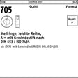 F. REYHER Stellring DIN 705 Form A 90x125x22 mm Stahl leichte Reihe mit Gewindestift