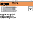Spreizdübel R 88910 Messing gerändelt M4/5x16 mit Innengewinde von REYHER – 100 Stück