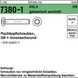 F. REYHER Flachkopfschraube ISO 7380-1 ISR M8x12-T40 10.9 galvanisch verzinkt