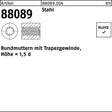 F. REYHER Rundmutter R 88089 mit Trapezgewinde TR 12 x 3 – Stahl
