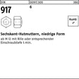 F. REYHER Sechskanthutmutter DIN 917 niedrige Form M20 – 25 Stück
