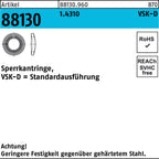 Ohne Oberflächenangabe / Sperrkantringe, VSK-D = Standardausführung / 4 mm