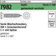 Senkblechschraube DIN 7982 ISR/Spitze 3,5x25 -C-T15 Stahl galv.verz. 500St. von F. REYHER Nchfg. GmbH & Co. KG