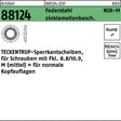 TECKENTRUP Sperrkantscheibe NSK-M 4 mm Federstahl zinklamellenbeschichtet 1000 Stück