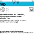 Sechskantmutter DIN 985 Klemmteil M8 A4-80 von F. REYHER – 500 Stück