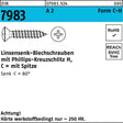 F. REYHER Linsensenkblechschraube DIN 7983 PH C 2,9 x 9,5 mm A2 100 Stück