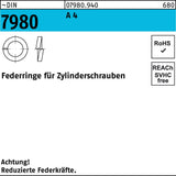 F. REYHER Federring DIN 7980 für Zylinderschrauben 3 mm Federstahl 1000 Stück